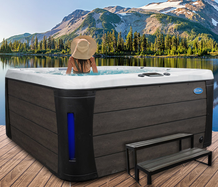 Calspas hot tub being used in a family setting - hot tubs spas for sale Clearwater